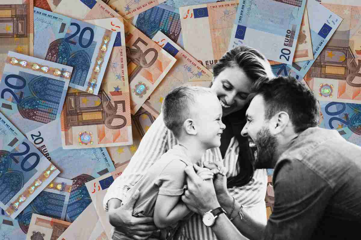 Sussidio da 3000 euro per i genitori