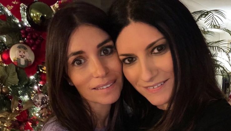 laura pausini con la sorella silvia