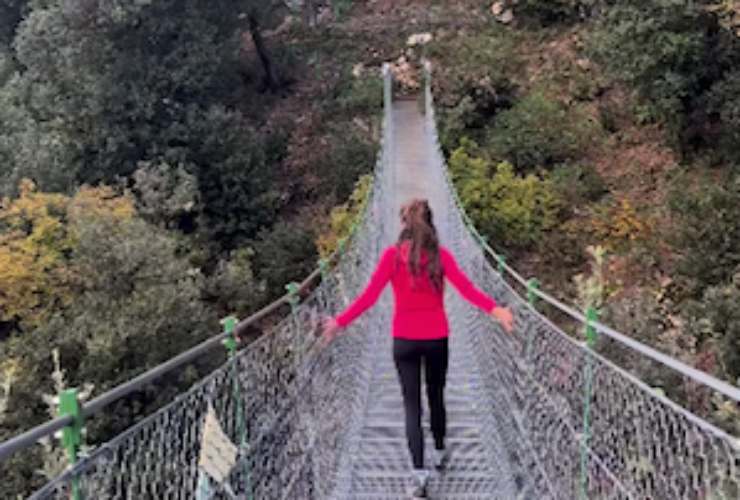 Il ponte tibetano in Italia e panorami mozzafiato