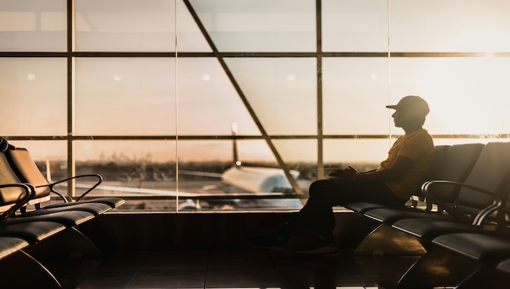 attesa in aeroporto