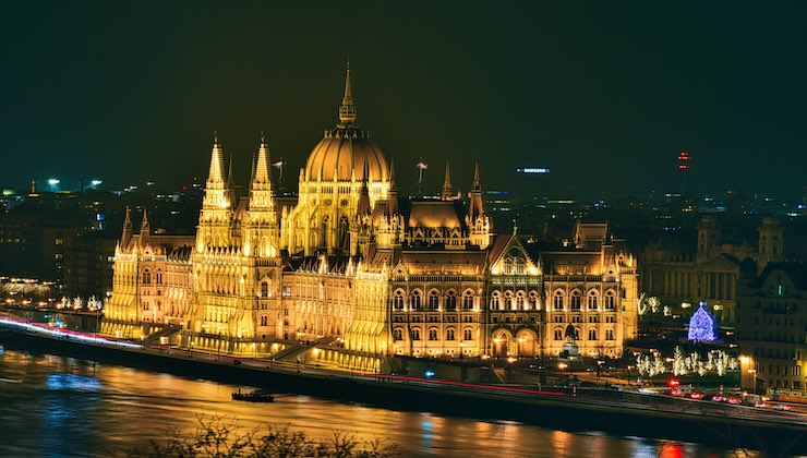 il parlamento di Budapest