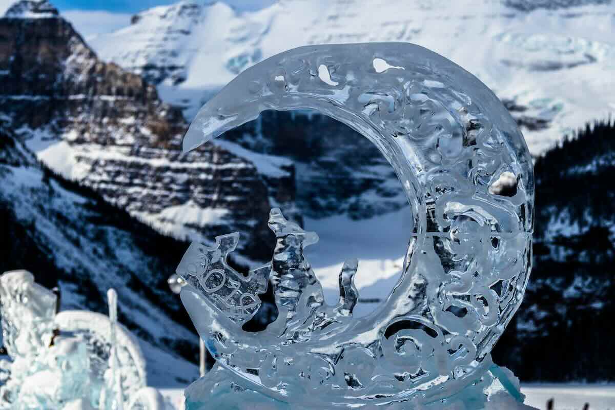 scultura di ghiaccio