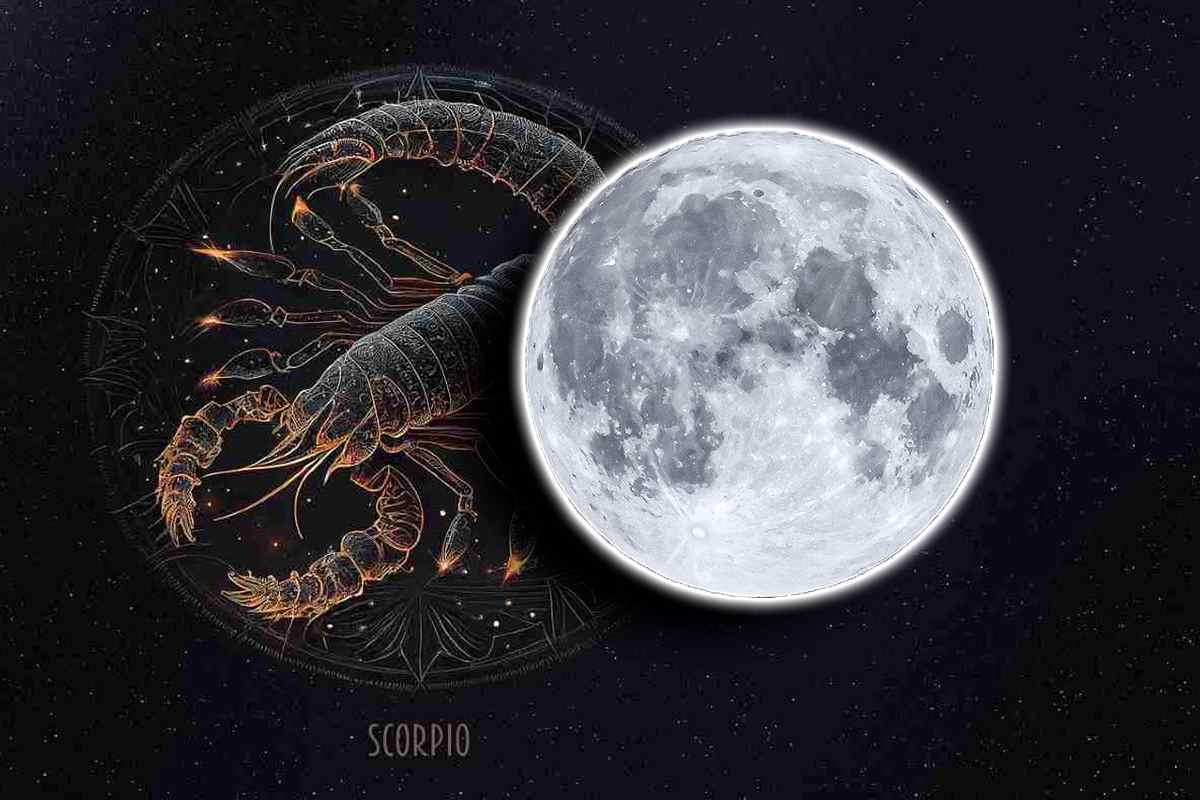 Scorpione luna piena