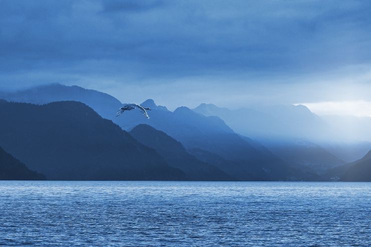 Lago in montagna