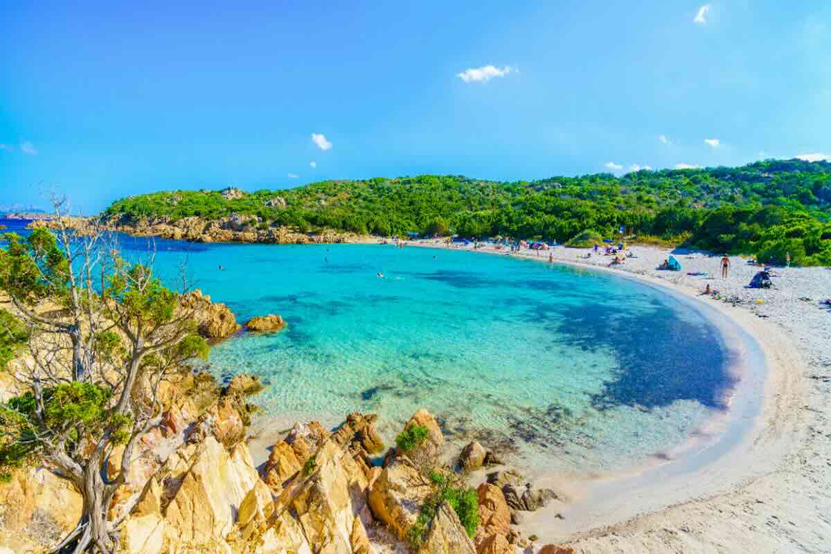 Spiaggia in costa Smeralda