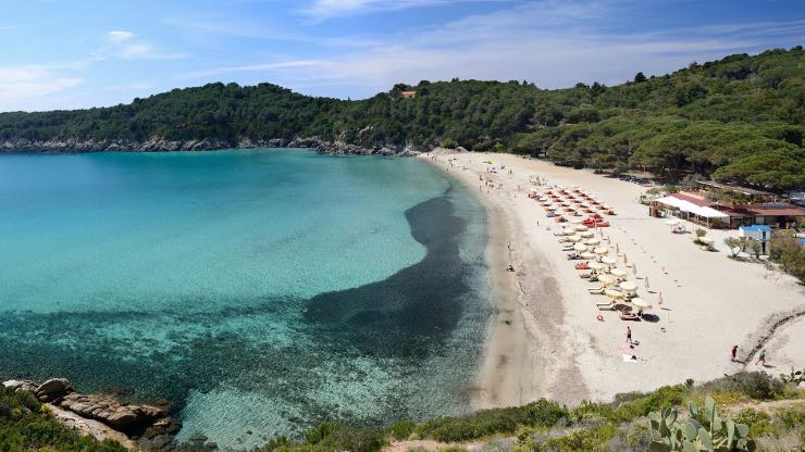 Spiaggia isola Elba