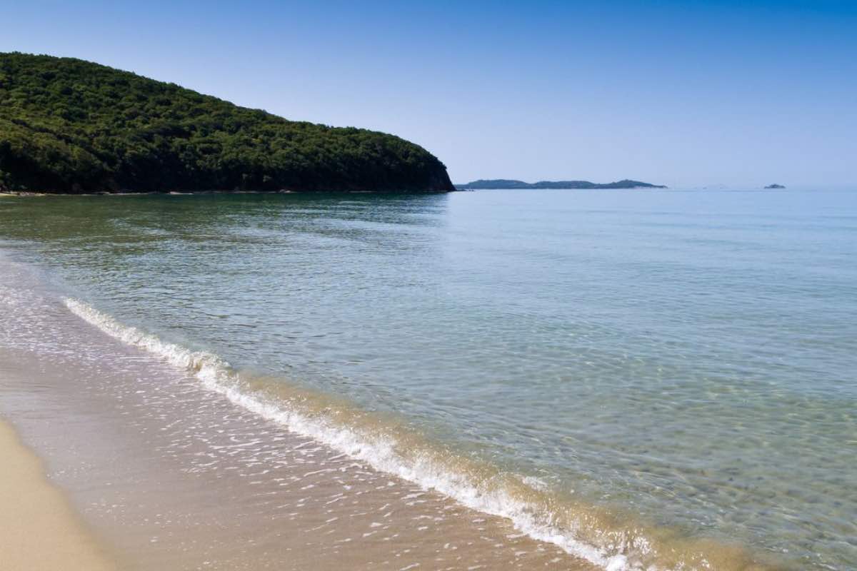 Spiaggia paradisiaca italiana