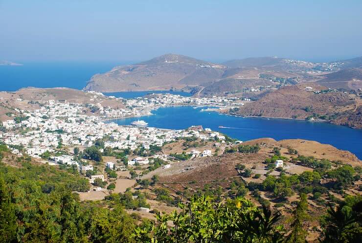 Patmos vista da lontano