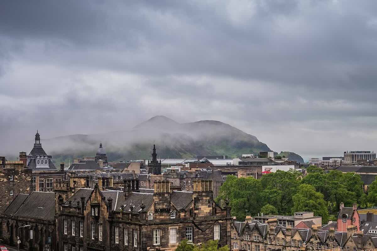 Punto panoramico su Edimburgo