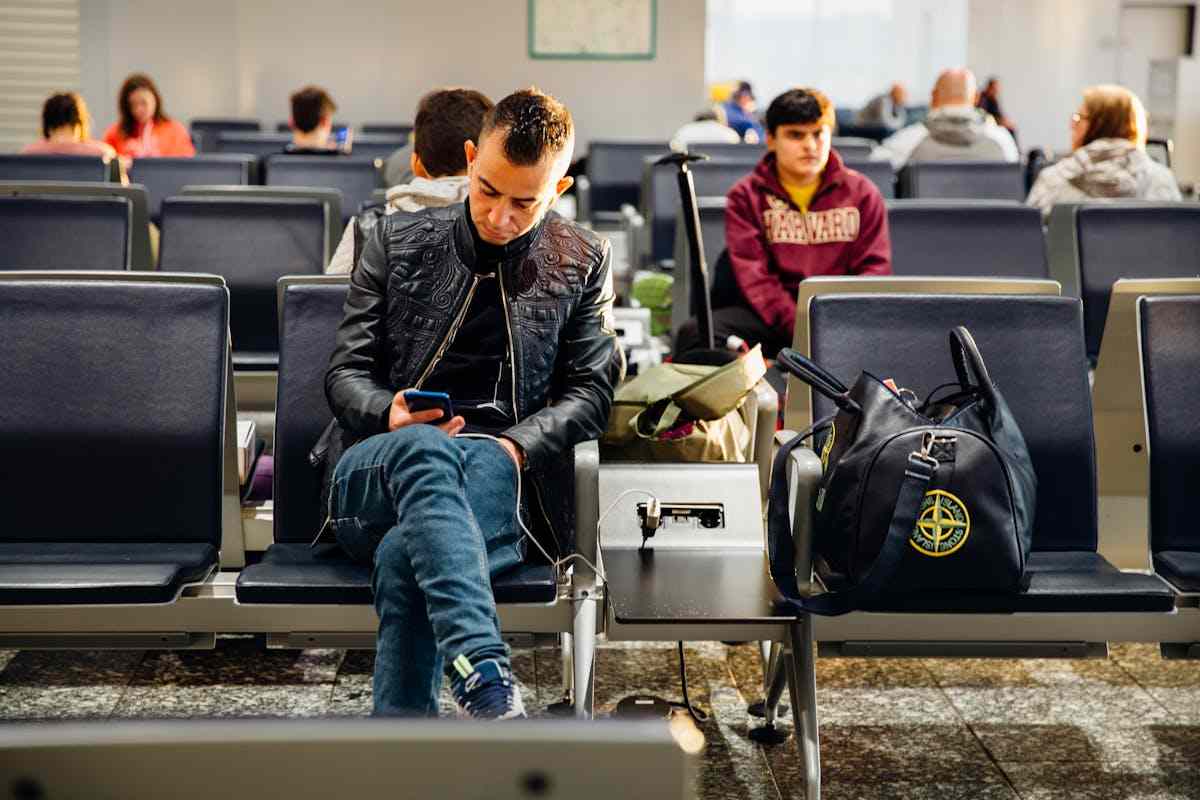 Scalo di lunga durata in aeroporto