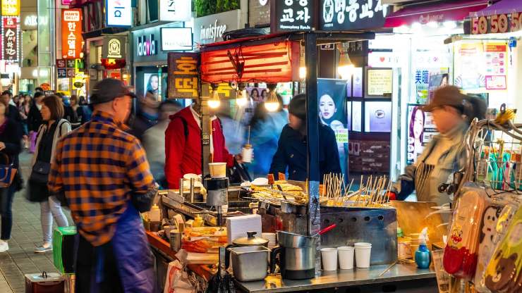 Street food locale