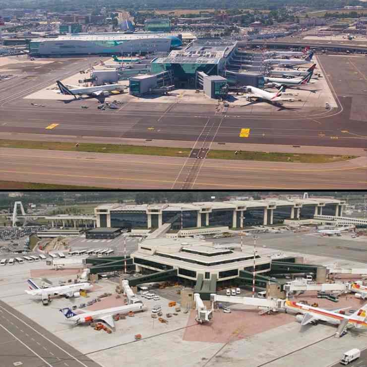 Aeroporti di Fiumicino e Malpensa